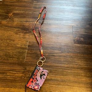 Vera Bradley Lanyard and wallet